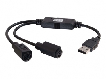 C2G Port Authority USB to Dual PS/ 2 Adapter