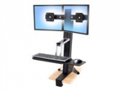 Ergotron WorkFit-S Dual Sit-Stand Workstation